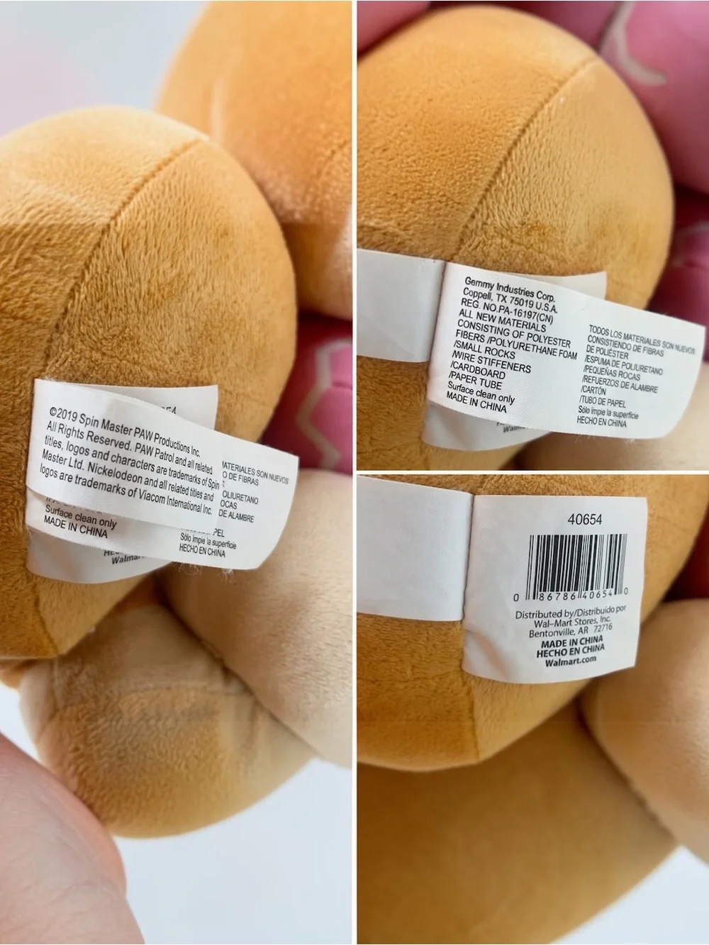 PAW Patrol Skye Jumbo Plush Easter Bunny Ears Egg Nickelodeon 2019 24” Large